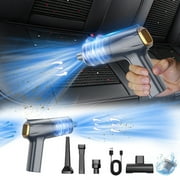 Naxoaeo Mini Vacuum, Powerful Car Vacuum Cordless Rechargeable, Hand Held Vacuum for Dust, Sand, Crumbs, Ultra-Light Portable Vacuum for Home, Car, Small Dust Buster